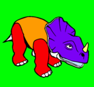 Dibujo Triceratops II pintado por anthonella