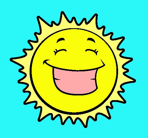 Sol sonriendo