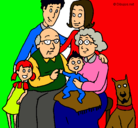 Dibujo Familia pintado por majuma