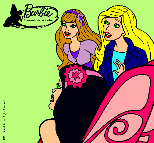 Barbie y sus amigas sorprendidas