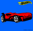 Dibujo Hot Wheels 3 pintado por noecito