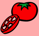Dibujo Tomate pintado por NellyTelly