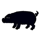 Dibujo Cerdo con pezuñas negras pintado por andreaolvi