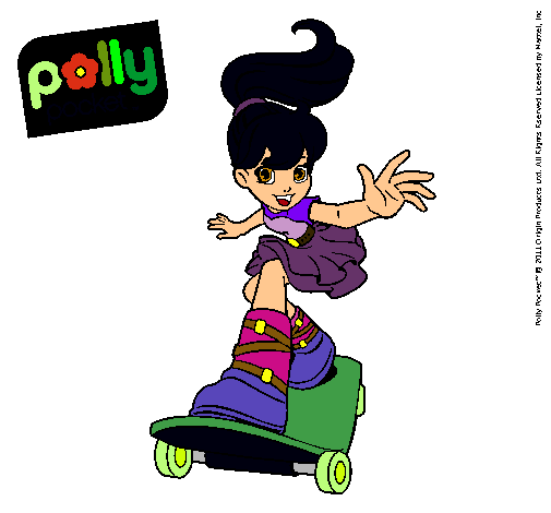 Dibujo Polly Pocket 7 pintado por MerceLopez