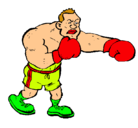 Dibujo Boxeador pintado por francovecc