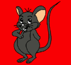 Dibujo Ratón pintado por igui