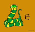 Dibujo Serpiente pintado por pvzyolo1