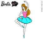 Dibujo Barbie bailarina de ballet pintado por guaalupe