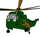 Dibujo Helicóptero al rescate pintado por k3333333lkkk