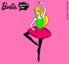 Dibujo Barbie bailarina de ballet pintado por laiba