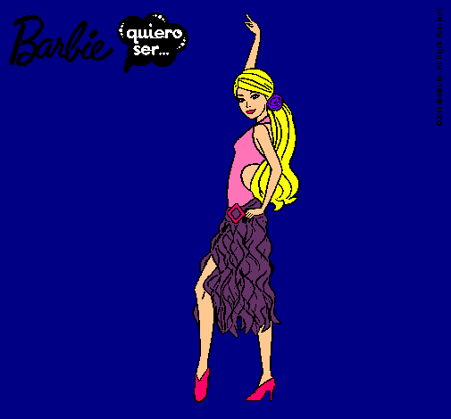 Barbie flamenca