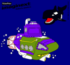 Dibujo Imaginext 3 pintado por hugogm