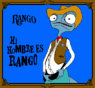 Dibujo Rango pintado por rango