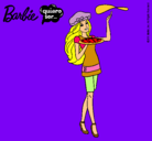 Dibujo Barbie cocinera pintado por lili3421