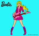 Dibujo Barbie guitarrista pintado por gysryaw