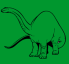 Dibujo Braquiosaurio II pintado por Maricuqui