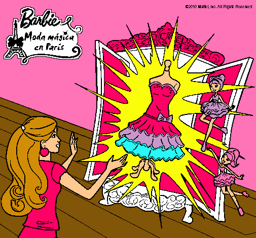 El vestido mágico de Barbie