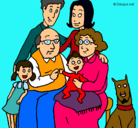 Dibujo Familia pintado por irejavy