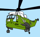 Dibujo Helicóptero al rescate pintado por DAVID100