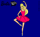 Dibujo Barbie bailarina de ballet pintado por cccc