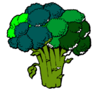 Dibujo Brócoli pintado por naaaaaa