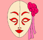 Dibujo Máscara italiana pintado por Mirene