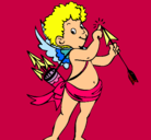 Dibujo Cupido pintado por esytrella