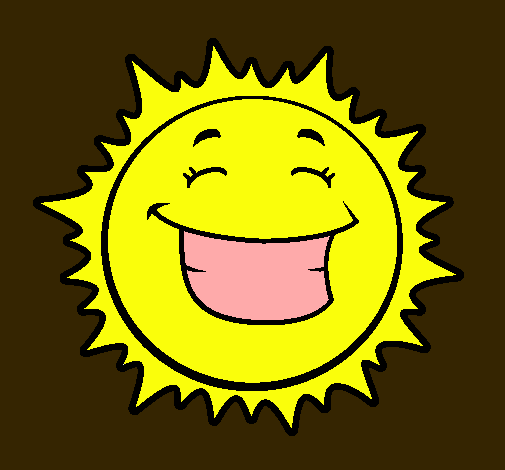 Sol sonriendo