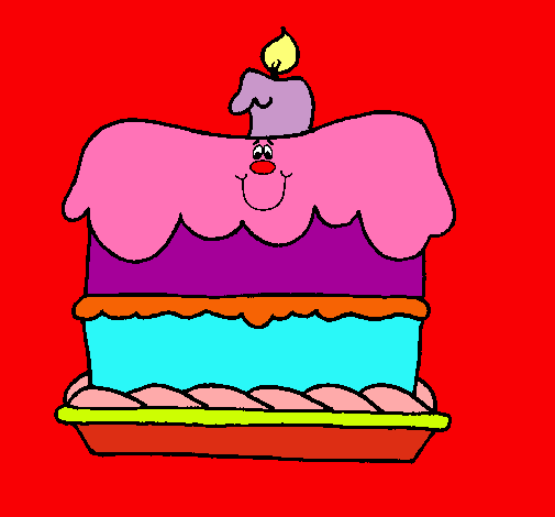 Pastel de cumpleaños