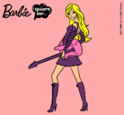 Dibujo Barbie la rockera pintado por B14NCUCH1