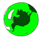 Dibujo Planeta Tierra pintado por feeddfc 