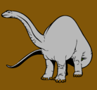 Dibujo Braquiosaurio II pintado por mishelle