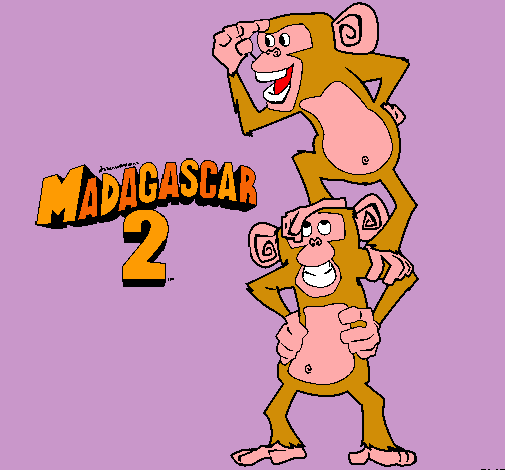 Madagascar 2 Manson y Phil