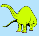 Dibujo Braquiosaurio II pintado por amaaaaaaaaaa