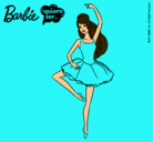 Dibujo Barbie bailarina de ballet pintado por patete