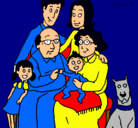 Dibujo Familia pintado por rixanyer