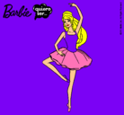 Dibujo Barbie bailarina de ballet pintado por Bruna