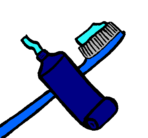 Dibujo Cepillo de dientes pintado por ROSIO