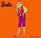 Dibujo Barbie con look casual pintado por lili3421