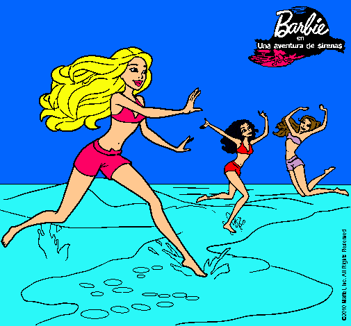 Barbie de regreso a la playa