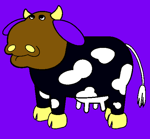 Vaca pensativa