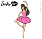 Dibujo Barbie bailarina de ballet pintado por sena