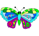 Dibujo Mariposa pintado por mariposita