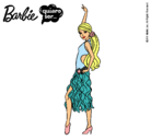 Dibujo Barbie flamenca pintado por Pupii