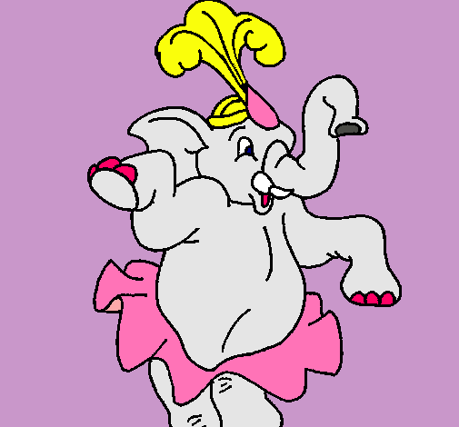 Elefante bailando