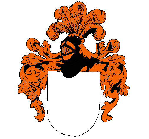 Escudo de armas y casco