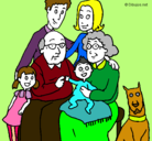 Dibujo Familia pintado por Serch