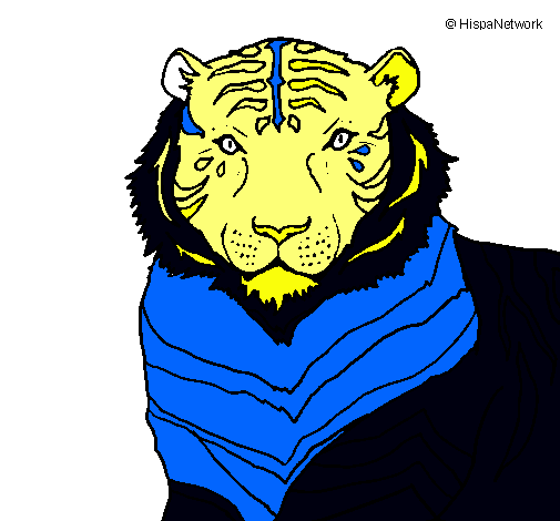 Dibujo Tigre pintado por mishelle