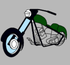 Dibujo Moto pintado por wnbm