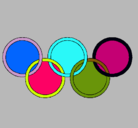 Dibujo Anillas de los juegos olimpícos pintado por tatis16